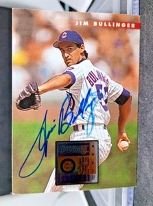 1996 Donruss baseball signed MLB Auto # 185 Jim Bulinger Chicago Cubs - Picture 1 of 1