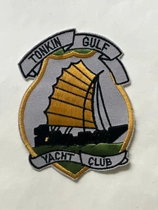 Tonkin Gulf Yacht Club veteran's patch, 4 1/2 inches in height - Picture 1 of 2