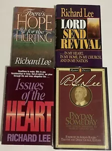 Richard Lee Menge 4 christliche Bücher Hoffnung verletzend Lord Wiederbelebung Herz Zahltag LESEN - Bild 1 von 24
