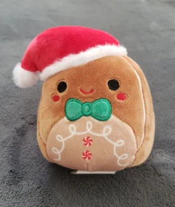 Squishmallow Jordan Gingerbread Hat 4" Christmas Plush Holiday Ornament 2022 NEW - Picture 1 of 1