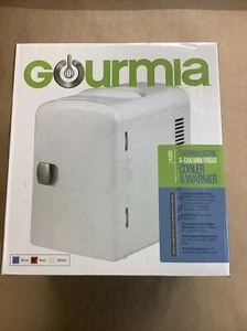 NOB Gourmia GMF600R Portable Mini Fridge Red  Cool+Warm, New in Box - Picture 1 of 5