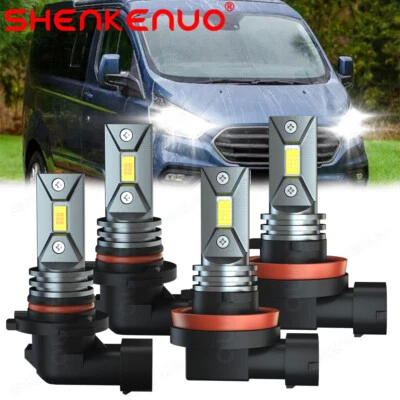 Faro LED 9005 H11 bombillas altas bajas para Ford Transit-350 HD 2015-2022 Foto 1 de 4