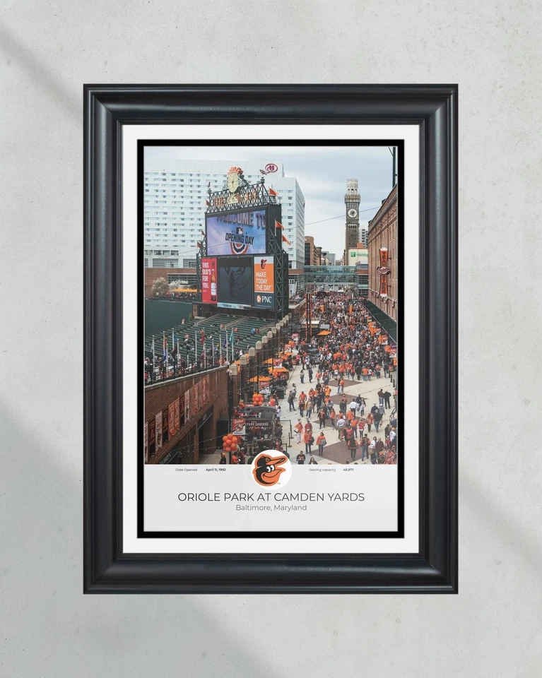 Baltimore Orioles Camden Yards Framed Print - Image 1 of 2