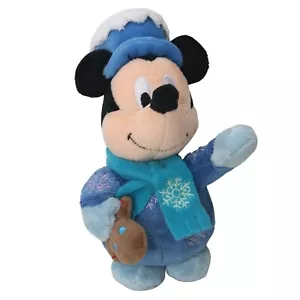 Peluche fagioli Disney Store Holiday vecchia moda topolino con uomo pan di zenzero - Foto 1 di 11