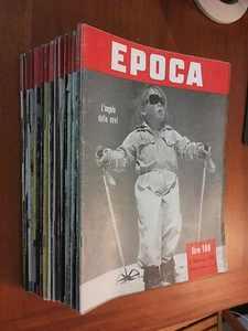 RIVISTA EPOCA ANNO 1951 = LOTTO 34 RIVISTE - Bild 1 von 2