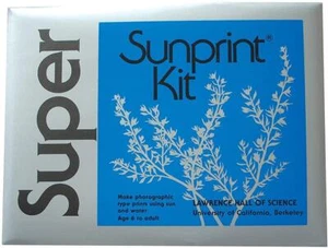 Super Sunprint Kit 15 Sheets 8x12 Inch Cyanotype Solar Art Paper for Kids Adults - Picture 1 of 8