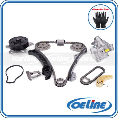 Kit de cadena de distribución bomba de agua de aceite para 09-15 Toyota Corolla Matrix 1,8 L Foto 1 de 4