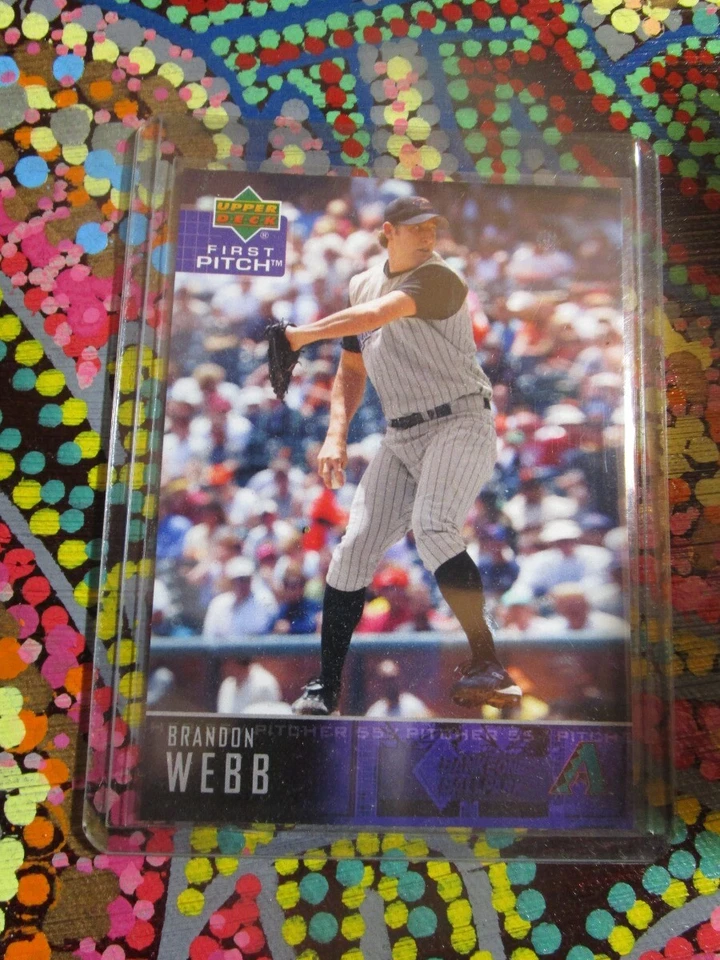 2004 Upper Deck First Pitch Arizona Diamondbacks Baseball Card #181 Brandon Webb - Image 1 of 1