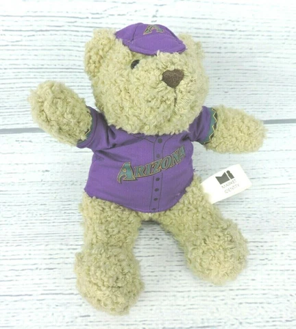 Arizona Diamondbacks Teddy Bear Plush 8" Stuffed Animal Baseball Cap T Shirt 00 Cover