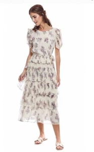 Abito da sogno LoveShackFancy Roxanne. Taglia XS. Nuovo con etichetta. Vendita al dettaglio - 700€ - Foto 1 di 12