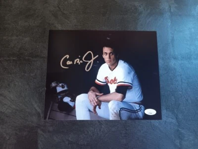 Cal Ripken Jr. Autographed 8x10 Orioles MLB Hall of Fame JSA - Image 1 of 2