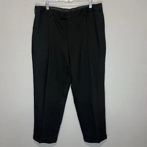 KENNETH COLE Men's 38R Pleated Dress Pants 100% Worsted Wool Business Corporate - Picture 1 of 10