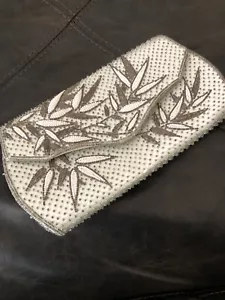 Vintage IIYAMA Beaded Silk Clutch Purse - Picture 1 of 9