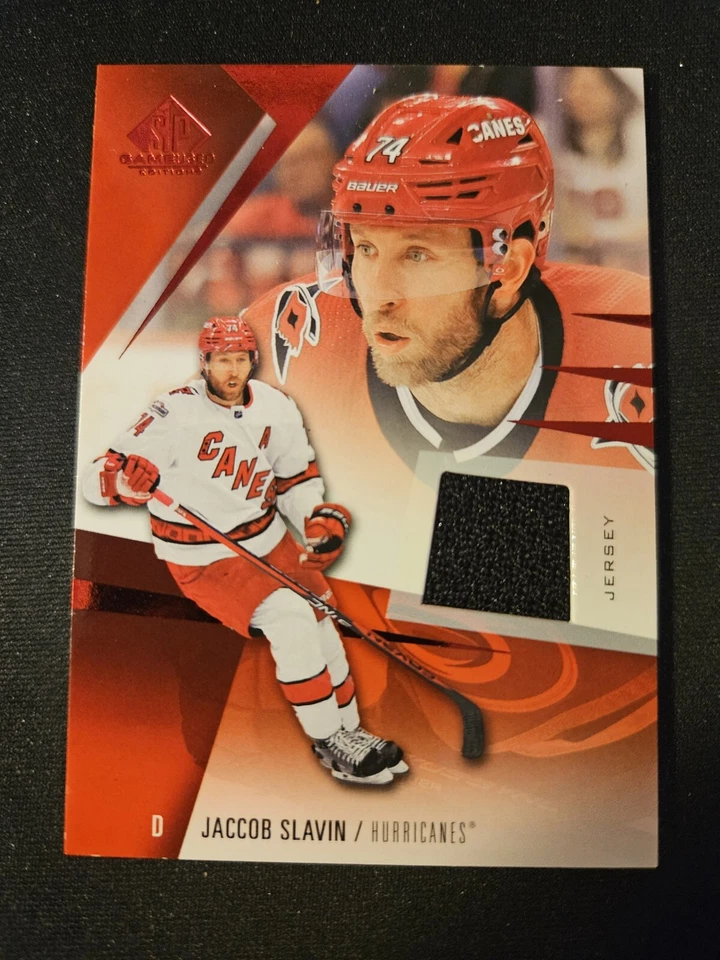 23-24 SP Game Used Jaccob Slavin Authentic Jersey 🚨🚨🚨 Carolina Hurricanes  - Image 1 of 2
