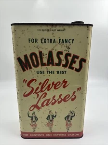 Dominion Molasses Company Darthmouth Nova Scotia Gallon Can - Imagen 1 de 7