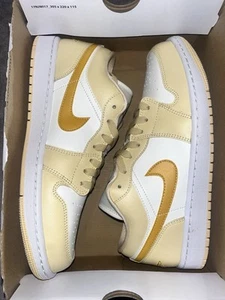 Nike Air Jordan 1 Low 'Yellow Ochre/Pale Vanilla’ *Special Edition* WOMENS - Picture 1 of 8