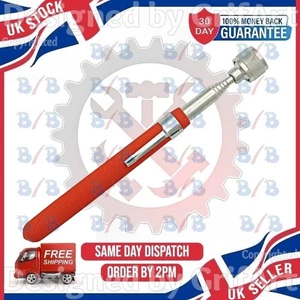 MAGNETIC 10LB PICK UP TOOL LONG EXTRA REACH STRONG TELESCOPIC EXTENDING MAGNET - Picture 1 of 4