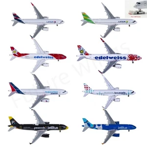 1:400 Phoenix A320 LATAM PR-XBG/ Edelweiss HB-JJL HB-JLT/ JetBlue N706JB+Tractor - Picture 1 of 36