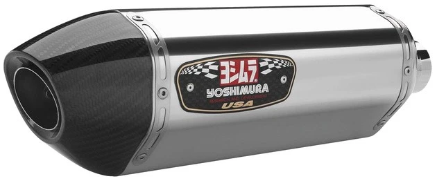 Yoshimura R-77 Race Series Full Exhaust System SS/CF for Suzuki GSXR600/GSXR750 - Image 1 of 1