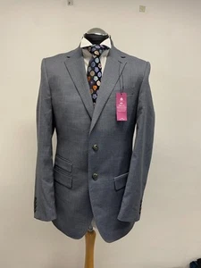 M&S LUXURY SUPERCREASE BLAZER PURE NEW WOOL 38L BNWT (0501) - Picture 1 of 9