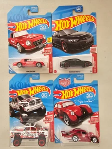 Hot Wheels Lot 4x Red Edition Fairlady 2000 / Audi RS / Ram 1500/ VW Kafef A4 - Picture 1 of 1