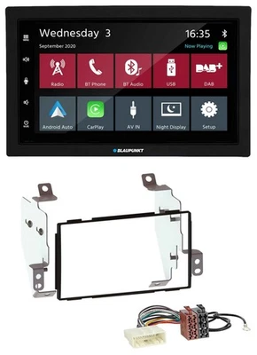 Blaupunkt 2DIN MP3 USB Bluetooth DAB Autoradio für Nissan Note (2005-2013) - Bild 1 von 4