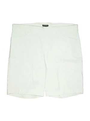 Pantalones cortos George verde caqui para mujer 2X Plus Foto 1 de 2