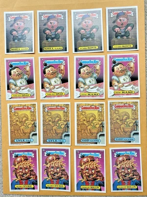 1988 Garbage Pail Kids NDC OS15 MINT NRM 88 Card Set w/varis in NEW TOPLOADERS - Image 1 of 4