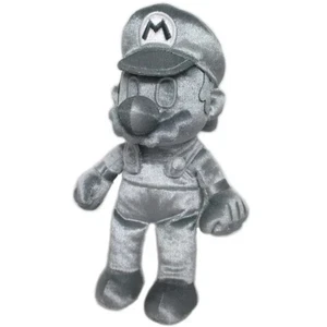 Offiziell lizenziertes Super Mario Plüschtier Metall Mario 10 Zoll Plüschtier mit Etikett - Bild 1 von 7