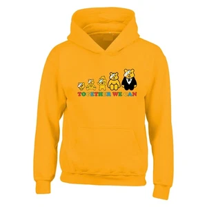 Pudsey Bear Kids Hoodie Funny Cute Children In Need Spotty Girls Boys Hoody Hood - Picture 1 of 4