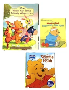 WINNIE THE POOH Disney Mixed Story Reading Books Lot of 3 - Imagen 1 de 4