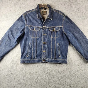 VINTAGE Lee Jeansjacke Herren XL Union Made USA Sanforized Riders Trucker 70er - Bild 1 von 14