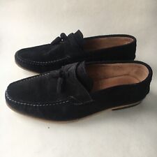 RIVER ISLAND SHOES MENS Formal Real Suede Leather Navy Blue 39 UK 6 