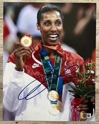 Lisa Leslie SPARKS Autographed Signed TEAM USA GOLD 11x14 Photo Beckett BAS COA - Image 1 of 2
