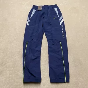 Nike Shox Tracksuit Bottoms Large Kid's Blue Joggers 2005 Y2K New Deadstock - Picture 1 of 16