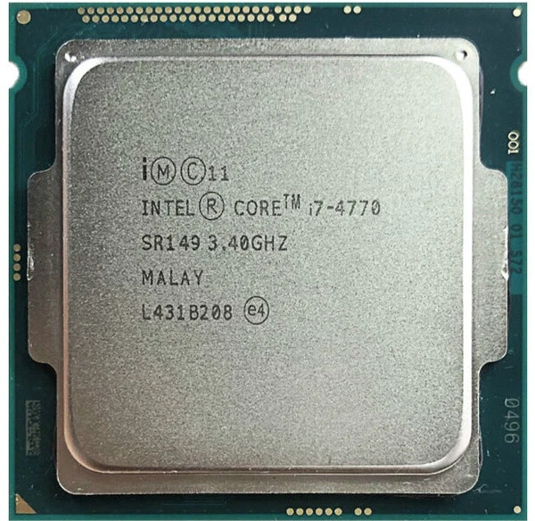 CPU DESKTOP SOCKET  INTEL CORE i3 i5 i7 8700 4770 3770 GARANZIA 1155 1150 1151 - Immagine 1 di 4