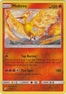 Reverse Holo Moltres 19/181 Holo Rare SM - Team Up - Picture 1 of 1