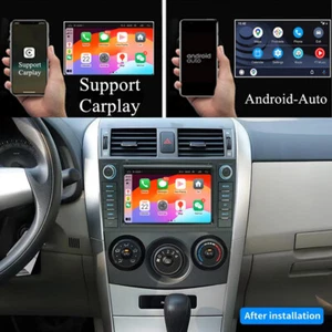 7'' Android 14 Stereo Radio 2+32GB GPS Navigation FM For Toyota Auris 2006-2012 - Picture 1 of 24