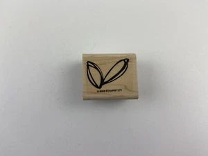 Big Little Leaf Butterfly Wing Rubber Stamp Stamp abstract leaf plant - Picture 1 of 4