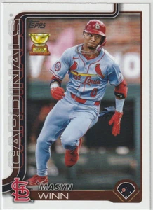 2025 Topps Serie 1 MLB Masyn Winn #22 St. Louis Cardinals Shortstop - Foto 1 di 2