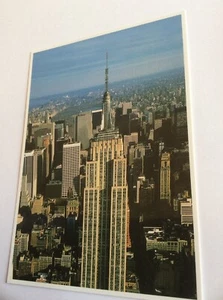 Vtg New York City Skyscrapers Post Card Empire State Building NYC - Picture 1 of 7