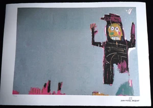 Jean-Michel Basquiat Lithographie 70 x50 cm, signiert & mit Prägestempel! - Bild 1 von 3