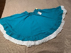 VTG Square Dance Lace Tier Ruffle Circle Skirt Costume Med Women’s 1980 Shirleys - Picture 1 of 8