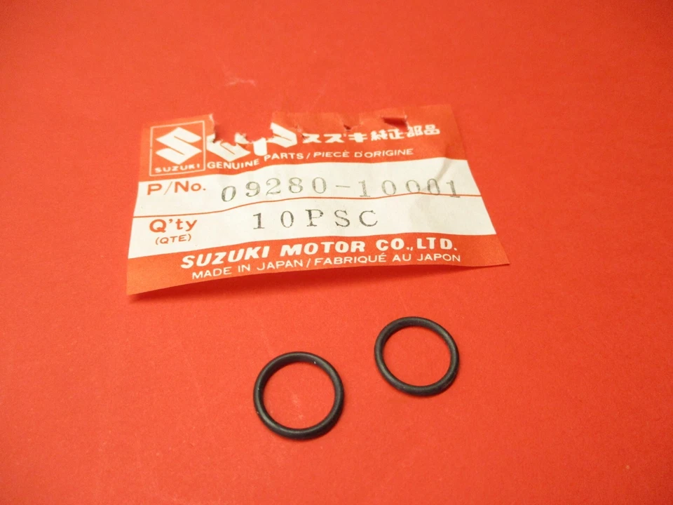 NUEVO ORIGINAL SUZUKI GT750 GT380 RM250 RM400 TS400 JUNTA TÓRICA CANTIDAD2 09280-10001 Foto 1 de 1