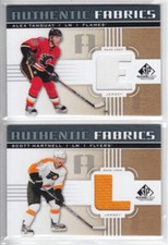 2011-12 UD SPGU ALEX TANGUAY JERSEY GOLD Authentic Fabrics SP Game Used Avalanch