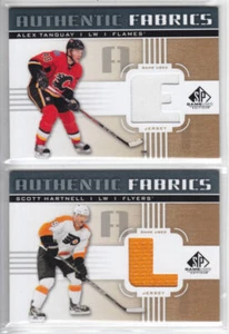 2011-12 UD SPGU ALEX TANGUAY JERSEY GOLD Authentic Fabrics SP Game Used Avalanch - Foto 1 di 1