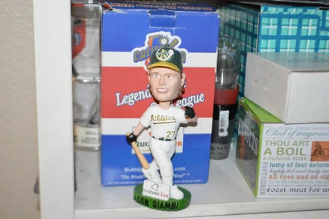 Modesto A's Jason Giambi Cal League Bobblehead Quiznos Subs Cover