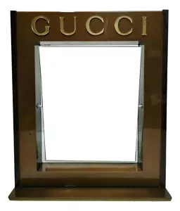 Original Gucci Table Mirror Dealer In Metal - Picture 1 of 5