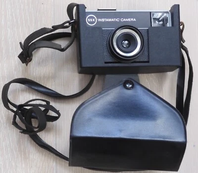 Appareil photo vintage kodak 55X Instamatic Camera avec étui de protection - Photo 1/4