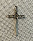 Pendentif croix argent sterling crucifix opéra